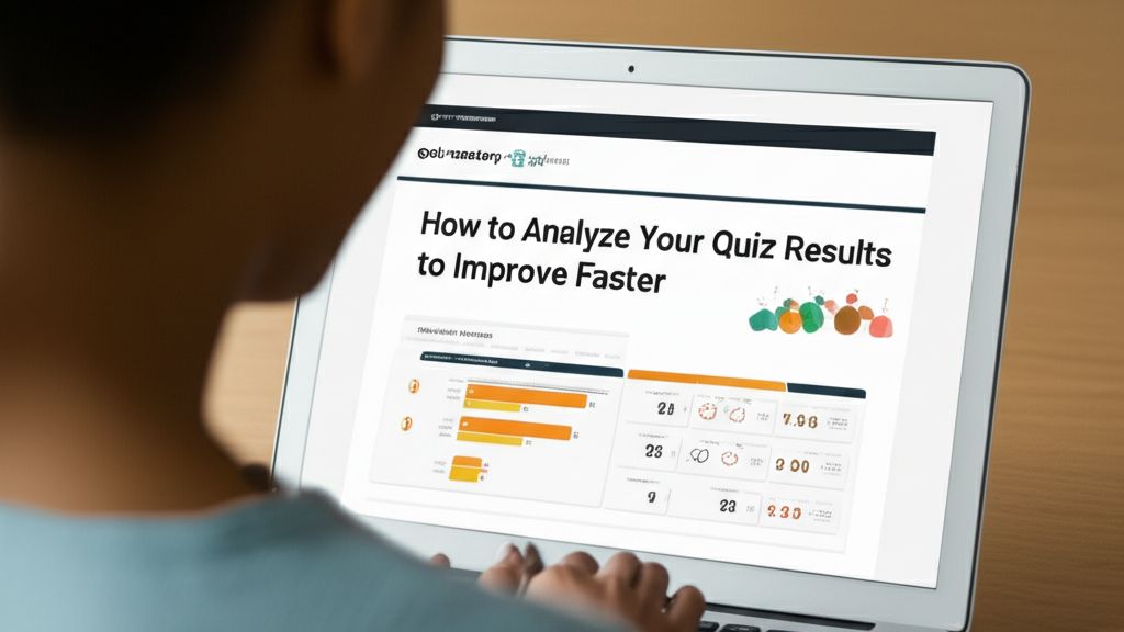 How to Analyze Your Quiz Results to Improve Faster
