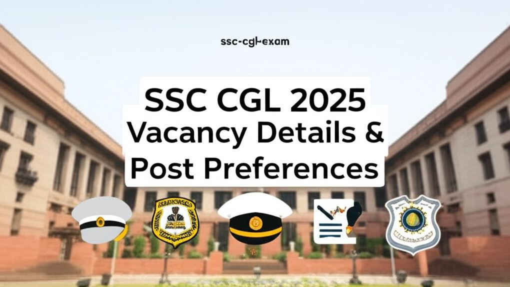 SSC CGL 2025 Vacancy Details and Post Preferences